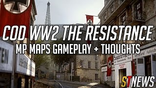 Call of Duty WW2 The Resistance DLC | Multiplayer Maps Gameplay + Thoughts | ShopTo