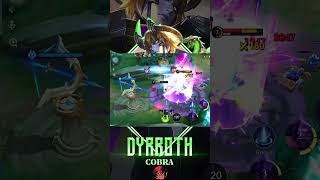 Dyrroth with flicker 🔥#shorts #ytshorts #shortsfeed2024 #mlbb #shortvideo #shortsviral #moonton