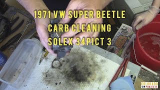 Super Beetle Repair 3 Cleaning Carb 34 PICT 3