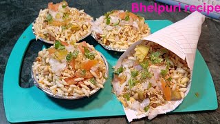 Instant bhelpuri recipe | Indian street food | Easy snacks | chat recipe | 5 min snacks.