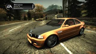 Need for Speed Most Wanted - Drag Races & Speed Trap  / Beta content Mod / BMW M3 E46