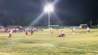 Bisbee attempts a double-pass play that results in a pass interference call against Santa Cruz