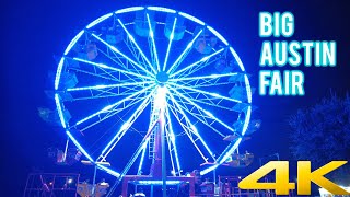 Big Austin Fair 2024 4k POV Walking Video