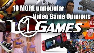 10 more unpopular video game opinions