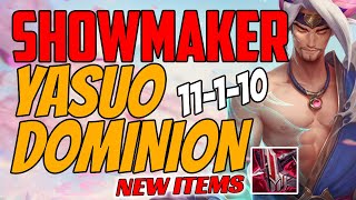 DW Showmaker Plays Yasuo Mid vs Galio - Challenger Gameplay Mid Lane - New Items - Season 11