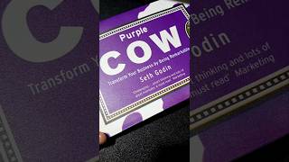 I just purchased this Business and Marketing book Purple Cow by Seth Godin #marketing #sethgodin