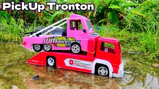 MOBIL TRUK PICKUP TRONTON, TRUK TOWING versi miniatur truk