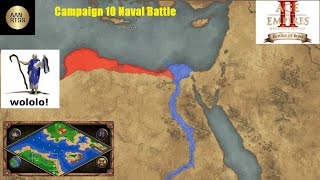 Tutorial AoE II DE Return to Rome Ascent of Egypt Campaign 10 Naval Battle