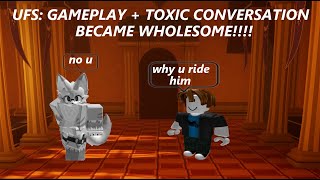 UFS: Gameplay + Toxic Trash Talk Became Wholesome!!! (Roblox Undertale Final Showdown)