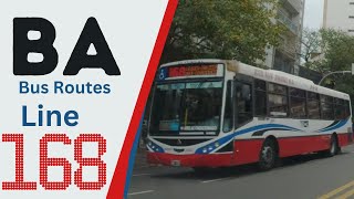 Bus Line Explorer: 168 - LA BOCA to SAN ISIDRO | Dash Cam POV Series #BABusRoutes