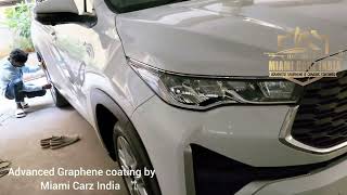 #hycross #toyotahycross Graphene coating done upto 10 years warranty available  77788 77757