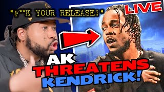 🔴AKADEMIKS PROMISES TO RUIN KENDRICK’S ALBUM RELEASE!|AK CRASHES OUT ON DJ HED! 🤯 #ShowfaceNews