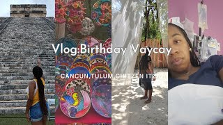 🥳Nurse Vlog:Birthday Travel to Mexico...part 2•Chitzen Itza•ER Visit🤢