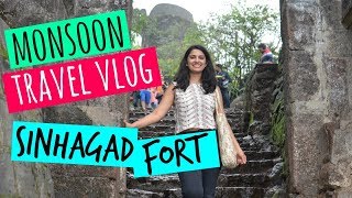 Monsoon Travel Vlog: Sinhagad Fort Pune