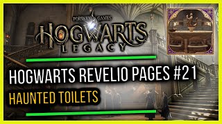 Hogwarts Castle Field Guide Revelio Pages #21 Haunted Toilets