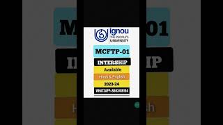 Mcftp-01 intership Available  2023-24-25 WhatsApp:- 8603418154. Order Now. In English & Hindi