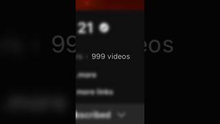 1000 videos 🎉