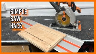 DIY Saw Track Adapter