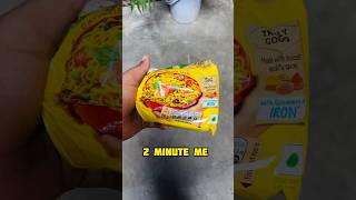 2 Minute Maggie Challenge🔥#shorts #minivlog #trending#maggie