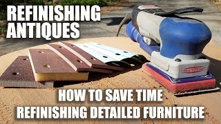 How to Refinish Detailed Furniture Pieces