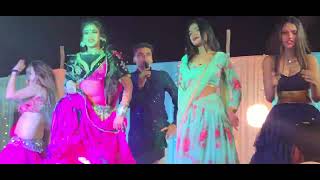 Superhit dance archestra new Bhojpuri gana 2024 dhamakedar video recording dance langade ka archest