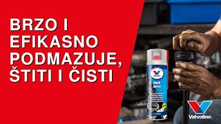 UNIVERZALNO ULJE  za podmazivanje, ZAŠTITU i čišćenje metala i plastike | VALVOLINE MULTI Spray