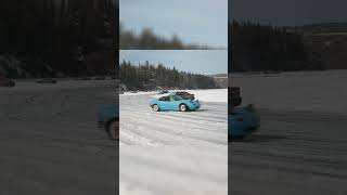 Ice Drifting at Ghost Lake #spin  #bmw #bmwcanada #automobile #2024  ❄️❄️