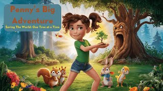 Penny's Big Adventure: Saving the World One Tree at a Time. Animated Story for Kids.