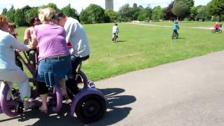 Bicycle with 7 seats !! at Southampton cycle day.