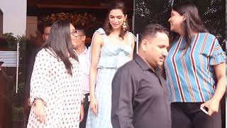 DEEPIKA PADUKONE & MEGHNA GULZAR SPOTTED DURING THE PROMOTION OF CHHAPAAK mp4