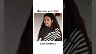 Her sweet smile 🙈💕 #mallikasingh #sumedh Sumelikamehak #shorts