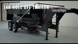 14k LB GVWR Gooseneck Roll Off Trailer System