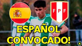 ESPAÑOL formado en ATLÉTICO de MADRID CONVOCADO a la SUB20 PERUANA!