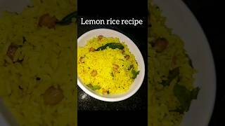 Lemon rice recipe #shorts #youtubeshorts