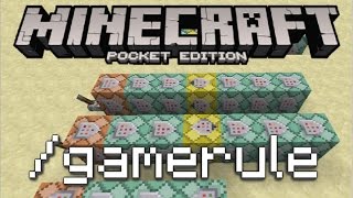 Minecraft PE - How To Use The Gamerule Command!