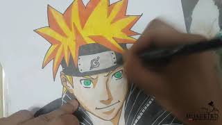 Naruto Shippuden - Naruto Time-lapse Drawing