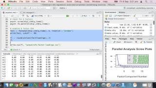 EFA, CFA, Reliability, Correlation, Regression using R