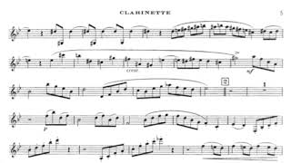 C. Saint-Saens Sonata for Clarinet in Bb and Piano Op.167 (2nd mvt. Allegro animato)