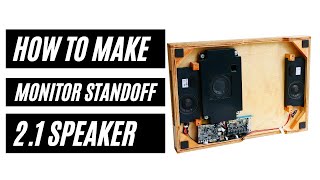 DIY 2.1 Subwoofer Standoff Bluetooth Speaker for Mac Mini w WONDOM SUPB6510, SUPS7515, BCPB2, & JAB4