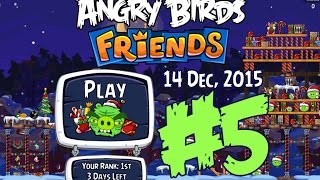 Angry Birds Friends Holiday Oink Tournament Level 5 Week 187 Power Up Highscore Walkthrough