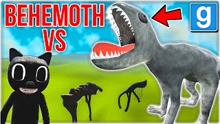 BEHEMOTH VS ALL TREVOR HENDERSON CREATURES! - Garry's Mod Sandbox