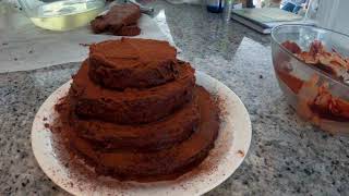 S2 E21 - Tiered Chocolate Cake