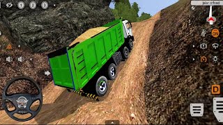 off road heavy Transport truck driving  l bussid off road