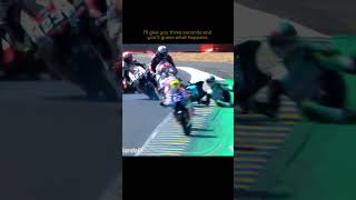 One of the best saves ever made in a MotoGP race