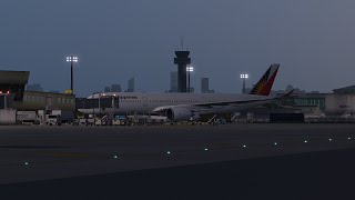 Philippine Airlines Airbus A350 Full Takeoff out of Manila to Vancouver | X-Plane 11