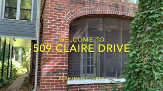 509 Claire Drive Apartment Three Tour