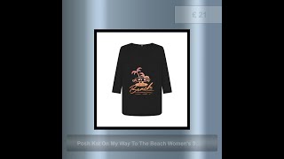 Posh Kat On My Way To The Beach Women's 3\/4 Sleeve T-shirt