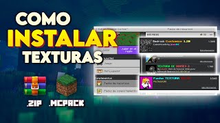 🎁 Como PONER PACKS DE TEXTURAS en MINECRAFT Bedrock en 2024 🚀 MCPE 1.20 y 1.21📣