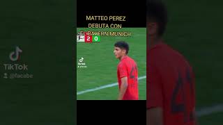 #matteoperez debutó con el #bayernmunich