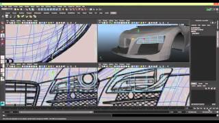 Modelling a Car in Maya Series 1 [P26] Head Light [P1]